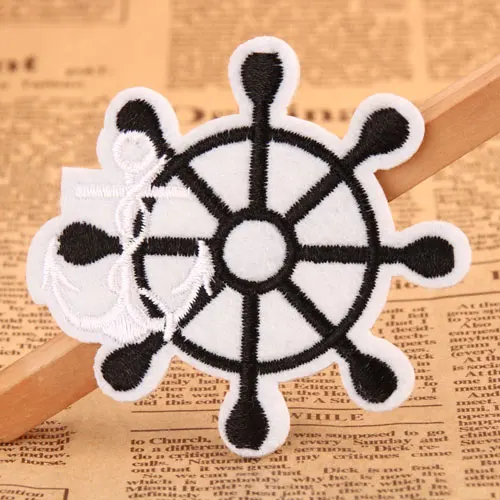 Rudder Embroidered Patches Rudder Embroidered Patches