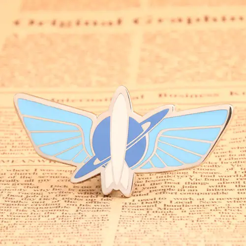 Blue Airship Custom Pins