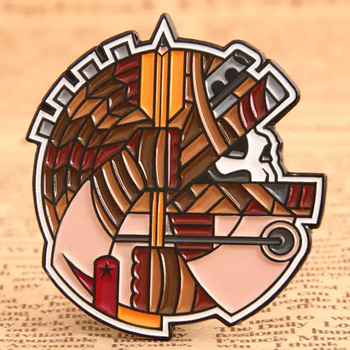 Pencil Warrior Custom Pins