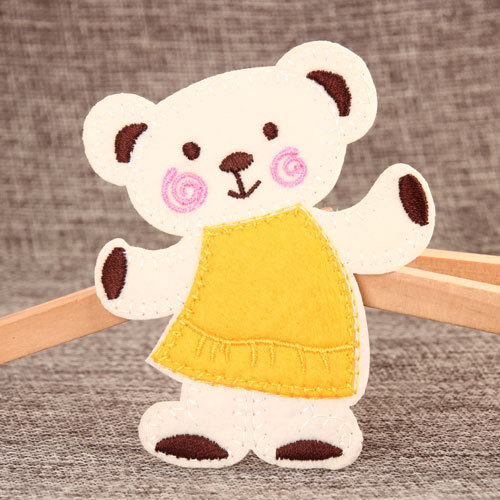 Baby Bear Embroidered Patches
