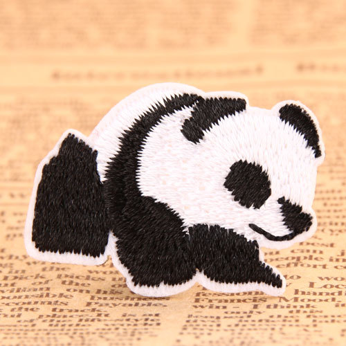 Baby Panda Embroidered Patches