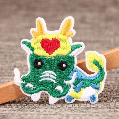 Chinese Dragon Custom Embroidered Patches