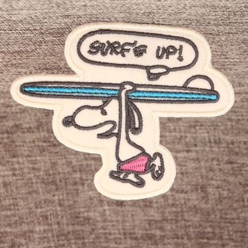 The Surfing Snoopy Custom Patches No Minimum