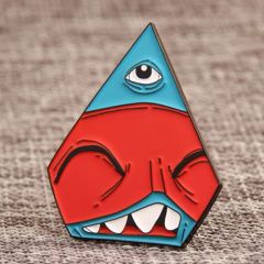 Shark With Eye Custom Lapel Pins 