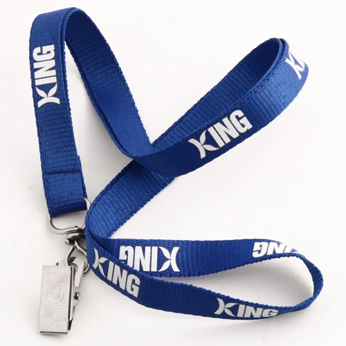 KING Blue Lanyards