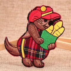 Brown Bear Embroidered Patches