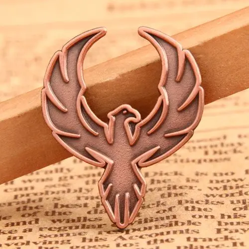 Antique Goshawk Custom Pins