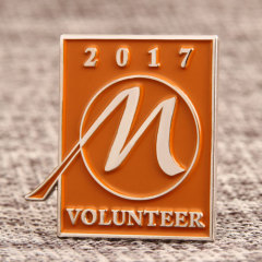 M Volunteer Custom Pins