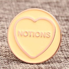 Notion Heart Custom Pins