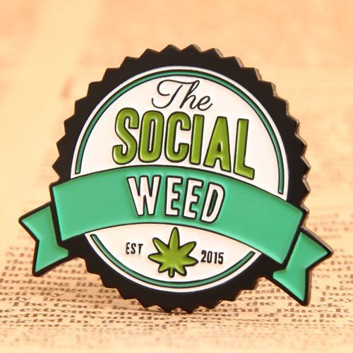 The Social Weed Custom Pins