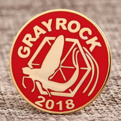 Gray Rock Custom Pins