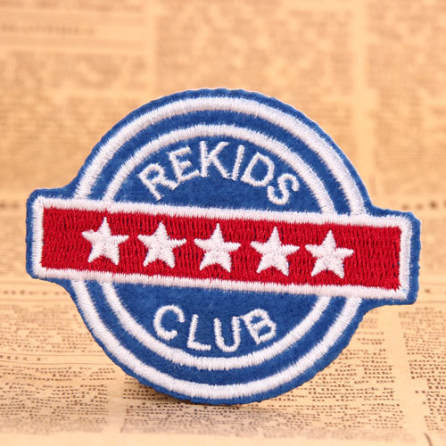 Rekids Club Embroidered Patches