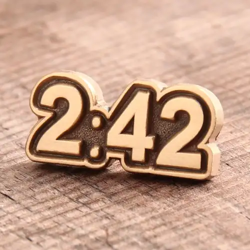 2:42 O'clock Custom Pins