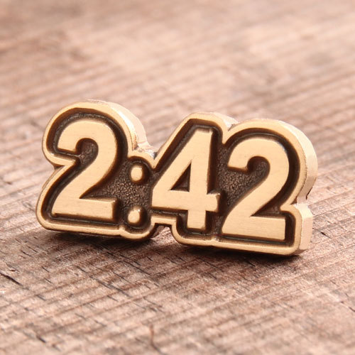 2:42 O'clock Custom Pins
