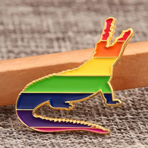 Crocodile Soft Enamel Pins