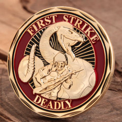 First Strike Deadly Challenge Coins