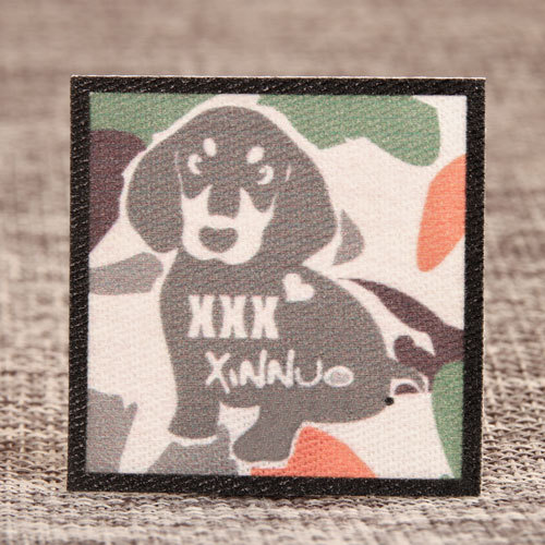 Cheap Dog Woven Patches