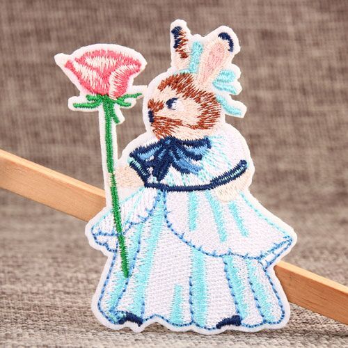 Rabbit Princess Custom Embroidered Patches