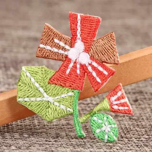 Green Leaf Embroidered Patches Green Leaf Embroidered Patches