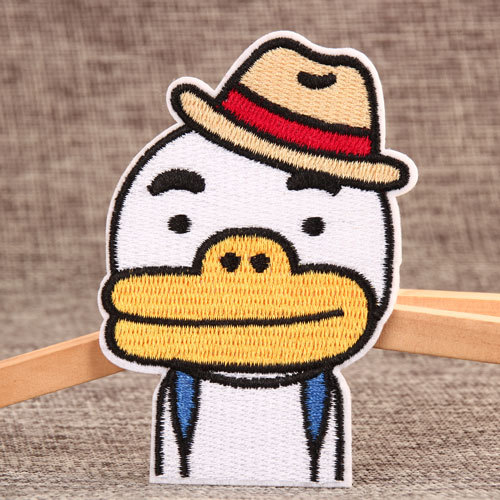 Big Mouth Duck Embroidered Patches
