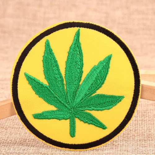 Marijuana Leaf Custom Patches