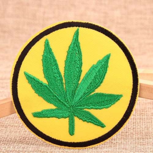 Marijuana Leaf Custom Patches