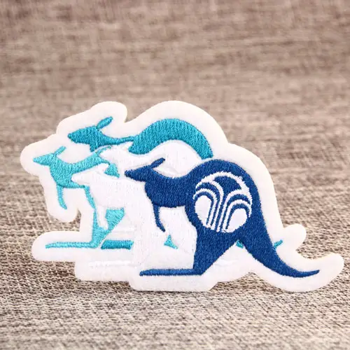 The Kangaroo Embroidered Patches