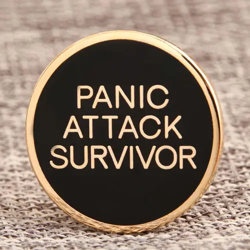 Panic Survivor Custom Lapel Pins