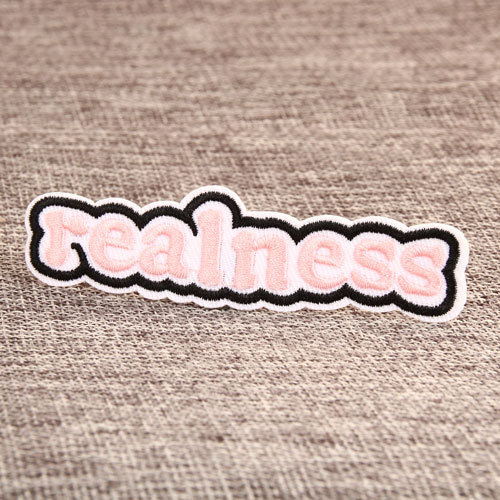 Realness Embroidered Patches