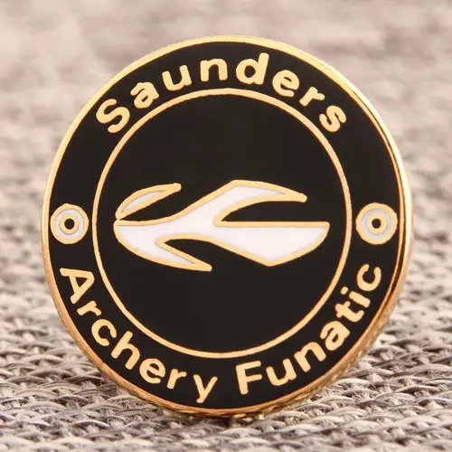 Custom Saunders Archery Pins Custom Saunders Archery Pins