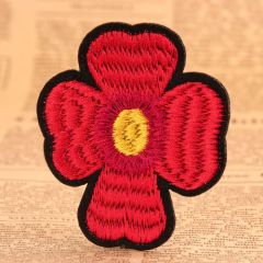 Red Flower Cheap Patches