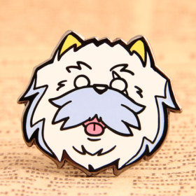 Cheap Mr. Dog Custom Enamel Pins