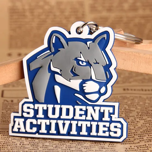 Leopard PVC Keychain