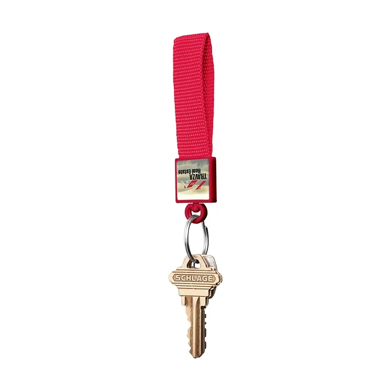 Polyester Keyring Custom Keychains