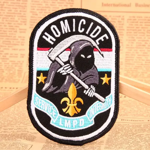 Homicide Custom Velcro Patches No Minimum