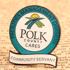 Polk Care Custom Pins