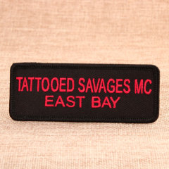 The Slogan Iron On Embroidered Patches