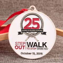 Walk to Stop Diabetes Charity Medals