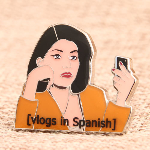 Spanish Woman Soft Enamel Pins