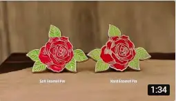 Soft Enamel Pins VS Hard Enamel Pins Soft Enamel Pins VS Hard Enamel Pins