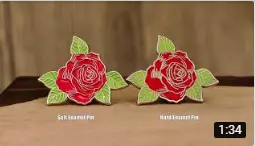 Soft Enamel Pins VS Hard Enamel Pins Soft Enamel Pins VS Hard Enamel Pins