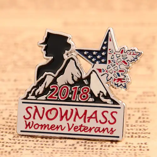Snowmass Women Veterans Custom Pins