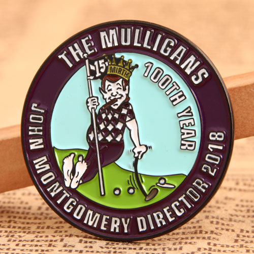 Mulligans Personalized Lapel Pins