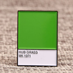 Hub Grass Custom Enamel Pins