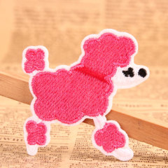 Pink Lamb Embroidered Patches