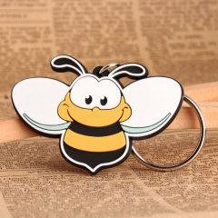 Custom Bee PVC Keychain