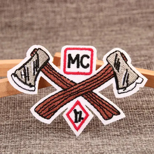 Axe Make Embroidered Patches
