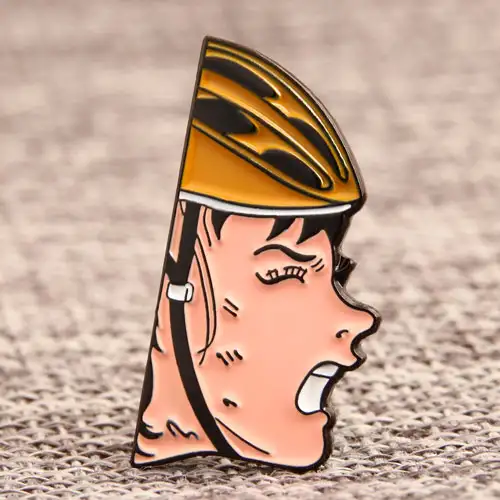 Side Face Lapel pins
