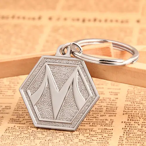Hexagon Custom Keychains Hexagon Custom Keychains