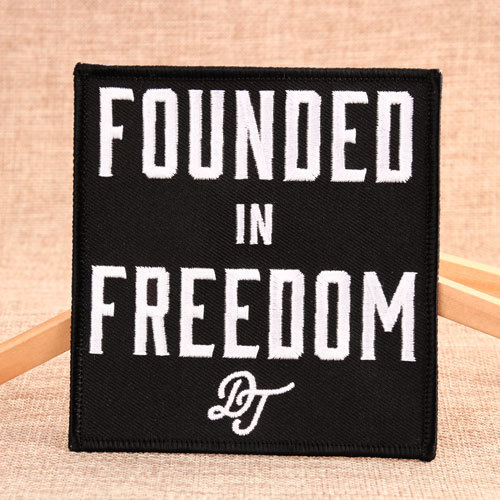 Founded And Freedom Make Custom Patches
